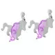 Orphelia® 'Celinia' Child's Sterling Silver Drop Earrings - Silver ZO-7134