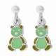 Orphelia® 'Bear' Child's Sterling Silver Drop Earrings - Silver ZO-7140/GR