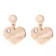 Orphelia® 'Liliana' Women's Sterling Silver Drop Earrings - Rose ZO-7187/RG