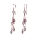 Orphelia® 'Bling' Femmes Argent Boucle d'oreille - Rosé ZO-7412