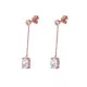 Orphelia® 'Elodie' Femmes Argent Boucle d'oreille - Rosé ZO-7419