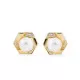 Orphelia® 'Aliva' Women's Sterling Silver Stud Earrings - Gold ZO-7469/G