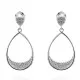 Orphelia® 'Jolina' Women's Sterling Silver Drop Earrings - Silver ZO-7490