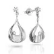 Orphelia® 'Etoile' Women's Sterling Silver Drop Earrings - Silver ZO-7524