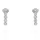 Orphelia® 'Bling' Women's Sterling Silver Drop Earrings - Silver ZO-7547