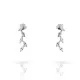 Orphelia® 'Charlene' Women's Sterling Silver Drop Earrings - Silver ZO-7568