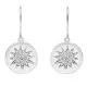 Orphelia® 'Shine' Women's Sterling Silver Drop Earrings - Silver ZO-7576