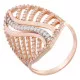 Orphelia®  Femmes Argent Bague - Rosé ZR-7003