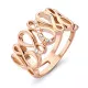 Orphelia® Dames Zilver 925 925 Ring (sieraad) - Rosékleurig ZR-7123/RG