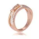 Orphelia® Dames Zilver 925 925 Ring (sieraad) - Rosékleurig ZR-7421