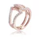 Orphelia® Damen Sterling Silber Ring - Rosé ZR-7422