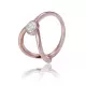 Orphelia® Damen Sterling Silber Ring - Rosé ZR-7439