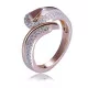 Orphelia® Damen Sterling Silber Ring - Rosé ZR-7441