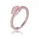 Orphelia®  Femmes Argent Bague - Rosé ZR-7443