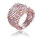 Orphelia® Damen Sterling Silber Ring - Rosé ZR-7446