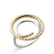 Orphelia® Dames Zilver 925 925 Ring (sieraad) - Zilver/Goud ZR-7499
