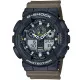 Casio® Analoog En Digitaal 'G-shock' Heren Horloge GA-100TU-1A3ER