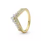 Pandora® 'Timeless Wish' Damen Verchromtem Metall Ring - Gold 167736C01