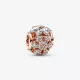 Pandora® Pandora Timeless 'Herbarium Cluster' Women's Gold Plated Metal Charm - Rose 782383C01