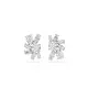 Swarovski® 'Mesmera' Women's Base Metal Stud Earrings - Silver 5737462