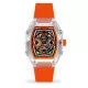 Ice Watch® Multi Dial 'Ice boliday - clear orange skel' Unisex Horloge (Medium) 024285