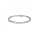 Swarovski® 'Matrix Tennis' Women's Base Metal Bracelet - Silver 5648937