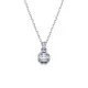 Swarovski® 'Birthstone' Women's Base Metal Necklace - Silver 5651794