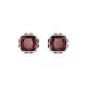 Swarovski® 'Birthstone' Women's Base Metal Stud Earrings - Silver 5660798