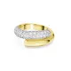 Swarovski® 'Dextera' Dames Verguld Metaal Ring (sieraad) - Goudkleurig 5668815