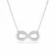 Swarovski® 'Hyperbola' Women's Necklace - Silver 5679434