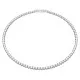 Swarovski® 'Matrix' Women's Base Metal Necklace - Silver 5681796