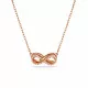 Swarovski® 'Hyperbola' Women's Gold Plated Metal Necklace - Rose 5684084