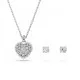 Swarovski® 'Hyperbola' Women's Set: Necklace + Earrings - Silver 5684383