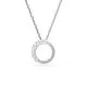 Swarovski® 'Matrix' Women's Base Metal Necklace - Silver 5688751