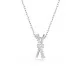 Swarovski® 'Hyperbola' Women's Base Metal Necklace - Silver 5689723