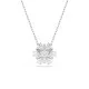 Swarovski® 'Idyllia' Women's Base Metal Necklace - Silver 5691484