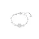 Swarovski® 'Idyllia' Women's Base Metal Bracelet - Silver 5691485