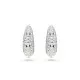 Swarovski® 'Sublima' Femmes Métall Boucle d'oreille - Argent 5692107