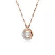 Swarovski® 'Dextera' Dames Verguld Metaal Collier - Rosékleurig 5692257