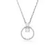 Swarovski® 'Dextera' Women's Base Metal Necklace - Silver 5692261