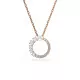 Swarovski® 'Matrix' Women's Gold Plated Metal Necklace - Rose 5692265