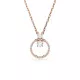 Swarovski® 'Dextera' Dames Verguld Metaal Collier - Rosékleurig 5692266