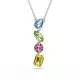 Swarovski® 'Gema' Femmes Métall Collier - Argent 5692421