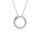 Swarovski® 'Dextera' Women's Base Metal Necklace - Silver 5692737