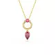 Swarovski® 'Mesmera' Women's Gold Plated Metal Necklace - Gold 5732487