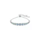 Swarovski® 'Imber organic' Dames Metaal Armband (sieraad) - Zilverkleurig 5719282