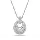 Swarovski® 'Sublima' Dames Metaal Collier - Zilverkleurig 5735223