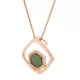 Orphelia® 'Elzia' Dames Zilver 925 925 Collier - Rosékleurig ZH-7372