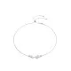 Swarovski® 'Constella Bars' Women's Base Metal Necklace - Silver 5705626