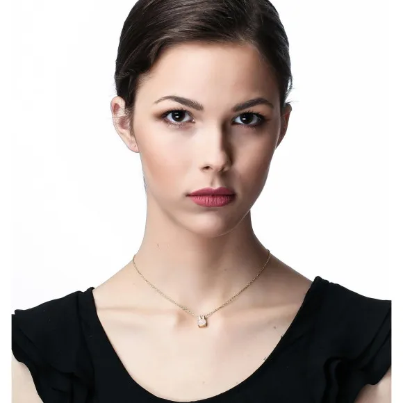 Orphelia® 'Alena' Dames Zilver 925 925 Collier - Goudkleurig ZH-7122/G